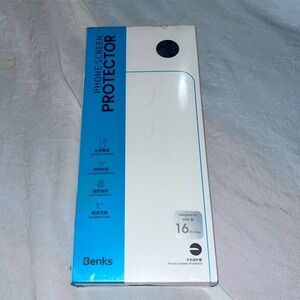 Benks iPhone 16 Pro Max Screen Protector Tempered Glass Full Coverage Clear